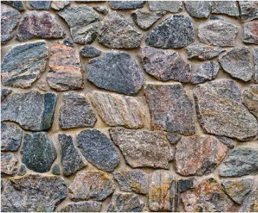 Natural stone wall tiles.